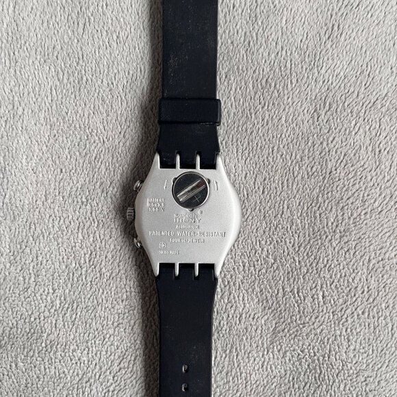 RARE SWATCH WATCH CHRONO TIME CUT TOO YCS1007 1998 - Picture 5 of 5